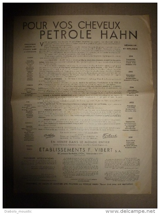 Vers 1900 Image D'EPINAL Réclame PETROLE HANN ,37,5 X 29 Cm (Les Animaux En Liberté) Texte Et Dessins De Benjamin Rabier - Pubblicitari