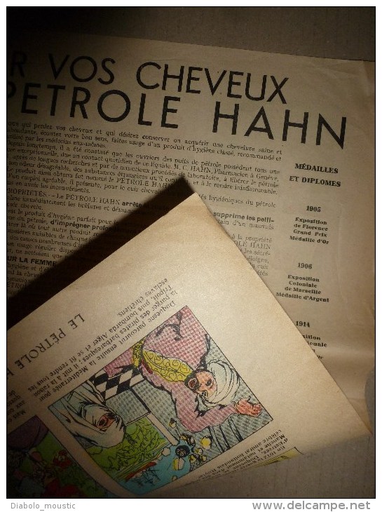 Vers 1900 Image D'EPINAL Réclame PETROLE HANN ,37,5 X 29 Cm (DUQUESNE) Dessins De Bernard Aldebert - Pubblicitari