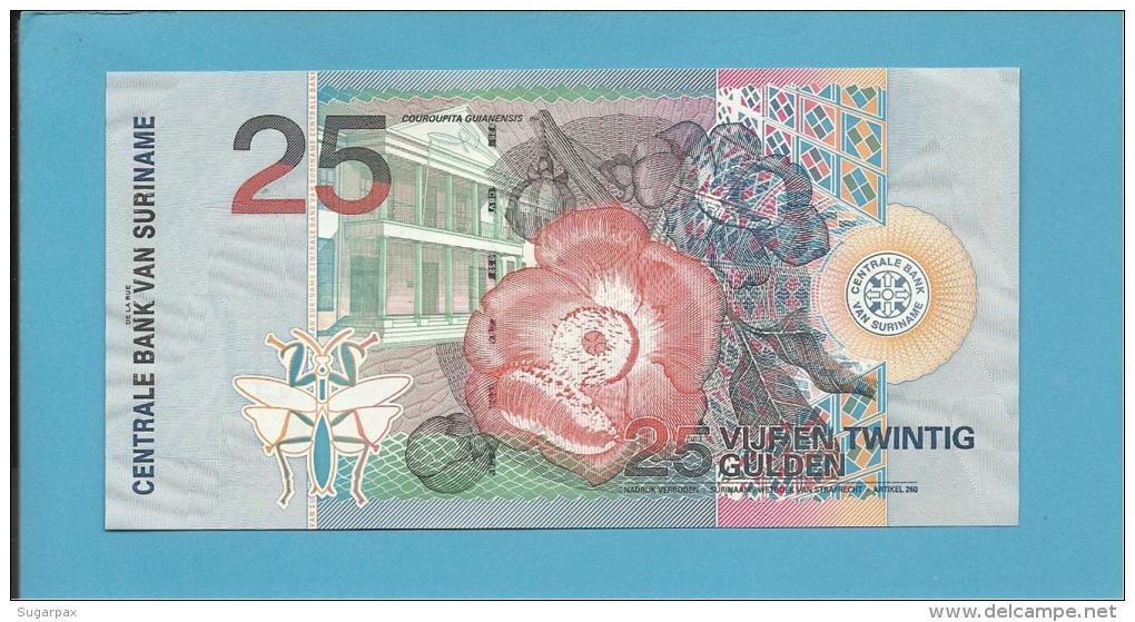 SURINAM - 25 GULDEN - 01.01.2000 - Pick 148 - UNC. - 2 Scans - Surinam