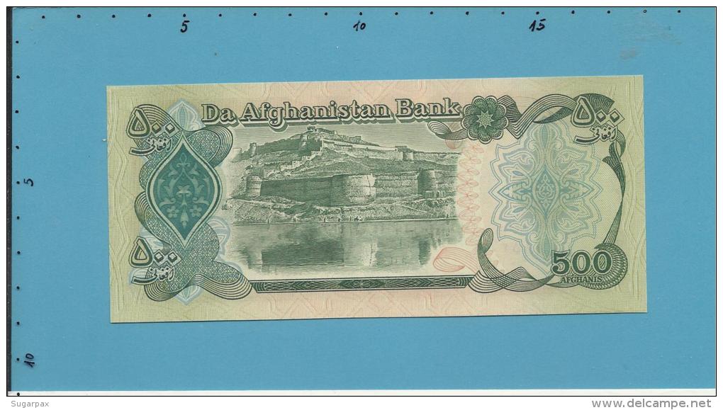 Afghanistan - 500 Afghanis - SH 1370 ( 1991 ) - P 60 C - UNC. - 2 Scans - Afghanistan