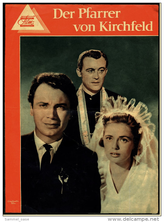Das Neue Film-Programm Von Ca. 1955  -  "Der Pfarrer Von Kirchfeld"  -  Mit Claus Holm , Ulla Jacobsson - Zeitschriften