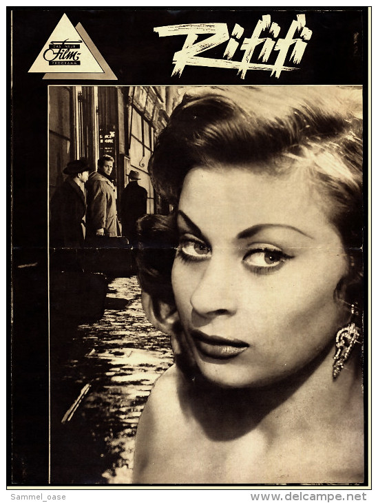 Das Neue Film-Programm Von Ca. 1955  -  "Rififi"  -  Mit Jean Servais , Carl Möhner - Zeitschriften