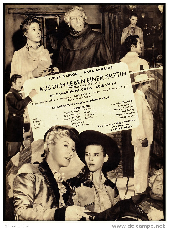 Das Neue Film-Programm Von Ca. 1955  -  "Aus Dem Leben Einer Ärztin"  -  Mit Greer Garson , Dana Andrews - Revistas
