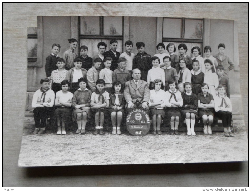 Hungary - Classmates -  Budapest Fövárosi Általános Iskola  1963 -   School Group  -Class VI B   D124034 - Photographs