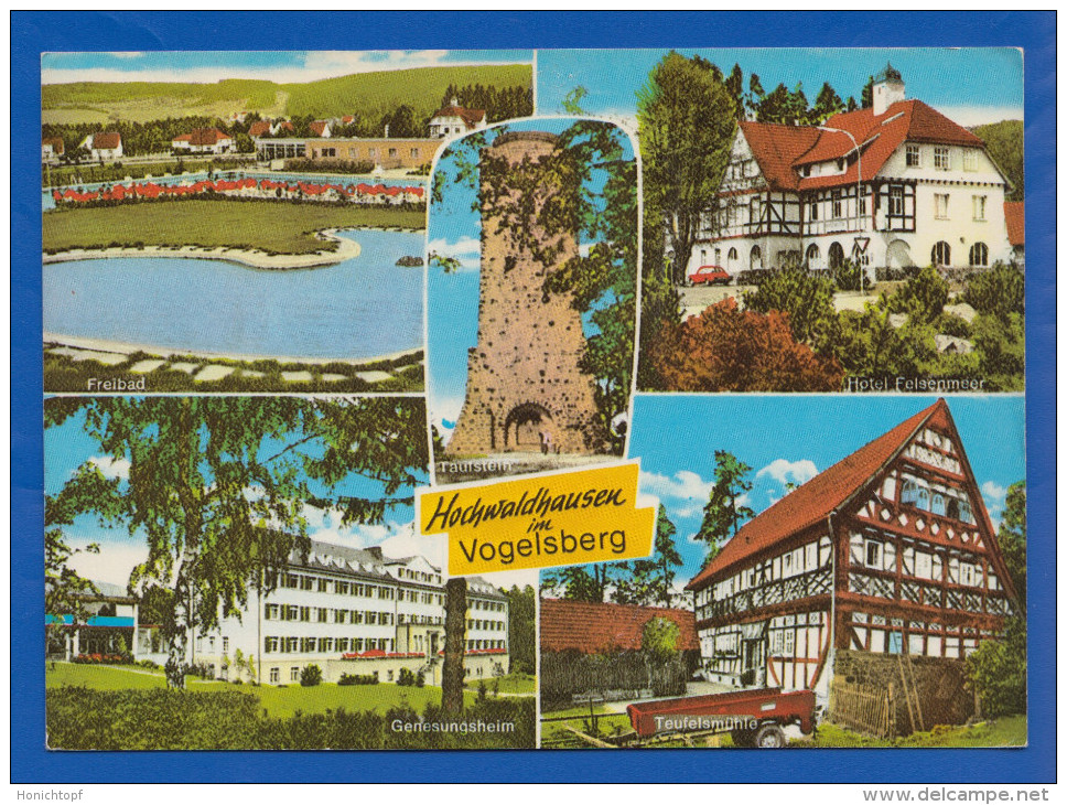 Deutschland; Ilbeshausen; Hochwaldhausen; Mehrbildkarte - Vogelsbergkreis