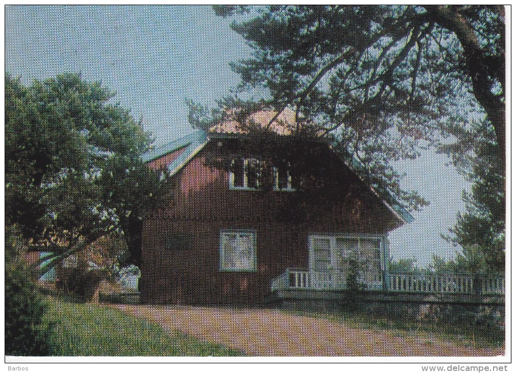 URSS  Lietuva   Lithuania  Lietuvos TSR , 1977 , Neringa , Hause From Tomas Mann , Pre-paid Postcard - Lithuania