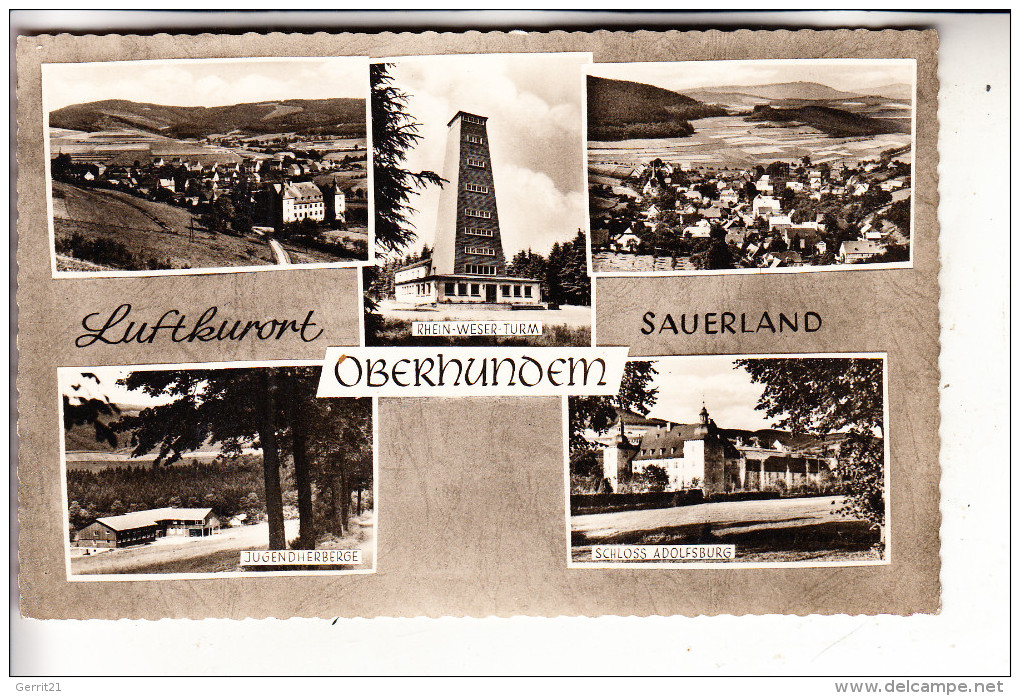 5942 KIRCHHUNDEM - OBERHUNDEM, Mehrbildkarte - Olpe