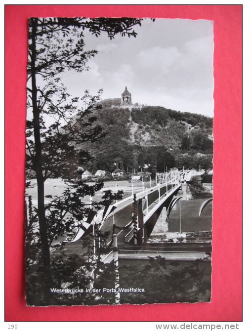 Weserbrucke In Der Porta Westfalica - Porta Westfalica