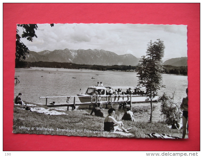 Uffing A.Staffelsee.Strandbad Mit Estergebirge - Staffelstein