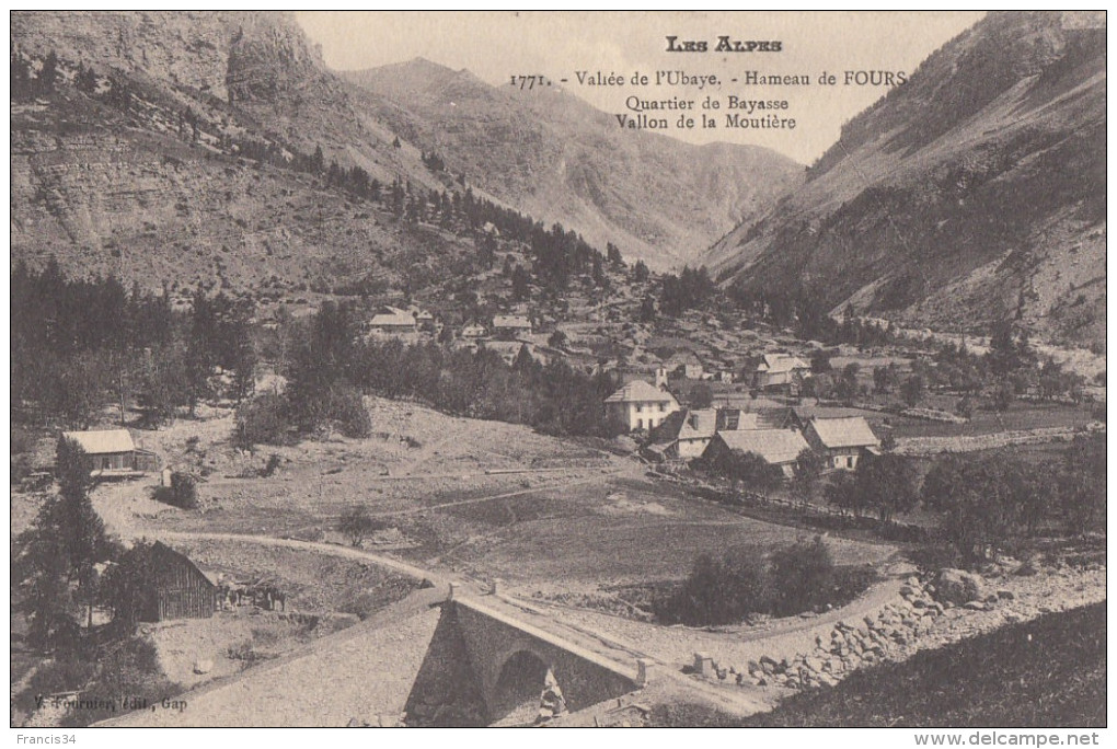 CPA - Le Hameau De Fours - Quartier De Bayasse - Vallon De La Moutière - Vallée De L'Ubaye - Autres & Non Classés