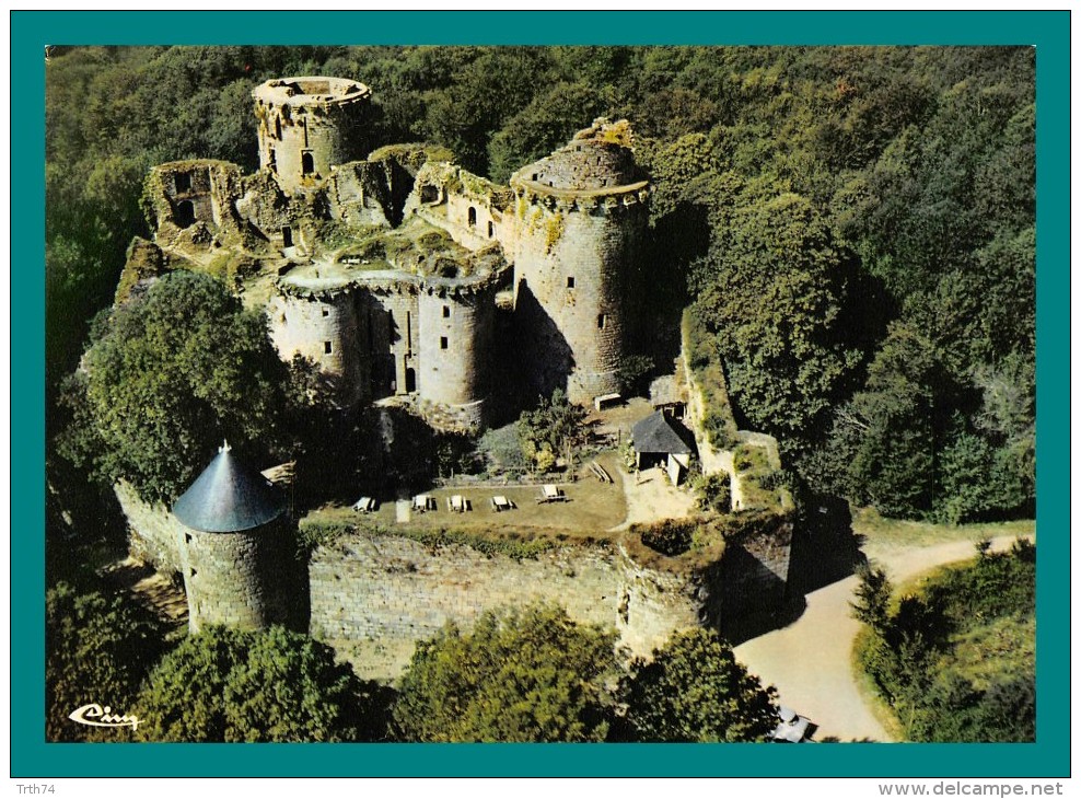 22 Tonquedec Vue Aérienne Ruine Du Chateau - Tonquédec