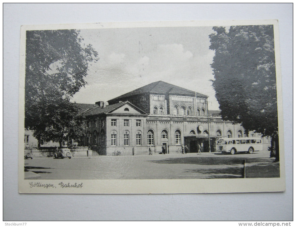 GÖTTINGEN , Bahnhof, Schöne Karte,  2 Scans - Goettingen