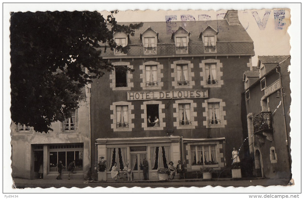 CPA - St Nicolas De Pelem - L'Hôtel De L'Ouest - ( Carte Epreuve ) - Saint-Nicolas-du-Pélem