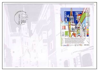 Schweiz , FDC , Block , 1999 , Mi. Nr. 29 ( 1692 - 1694 ) - FDC