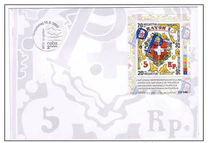 Schweiz , FDC , Block , 2000 , Mi. Nr. 30 ( 1722 - 1725 ) - FDC