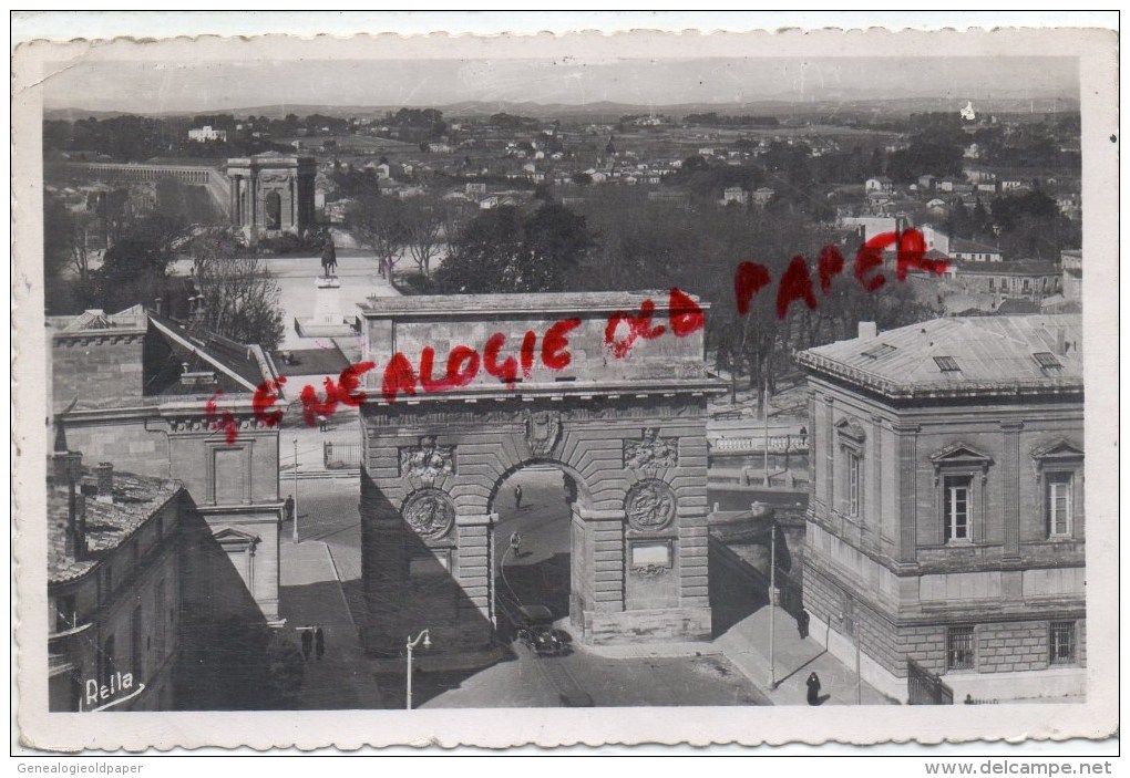 34 - MONTPELLIER - VUE D' ENSEMBLE DE L' ARC DE TRIOMPHE ET DU PEYROU - Montpellier