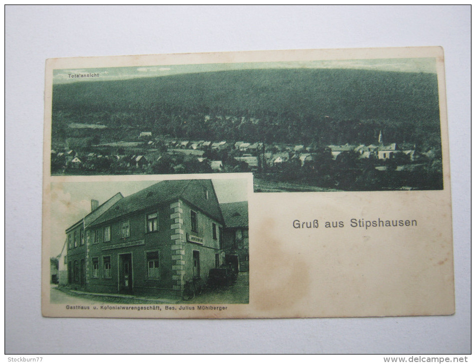 STIPSHAUSEN , BIRKENFELD  ,   Schöne Karte , 2 Scans - Birkenfeld (Nahe)