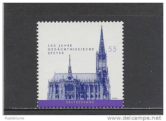 Deutschland / Germany / Allemagne 2004 2415 ** 100 J. Gedächniskirche Speyer - Unused Stamps