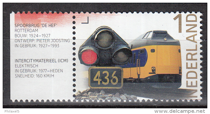Nederland - 175 Jaar Spoorwegen In Nederland  -  Intercitymaterieel  - MNH - NVPH 3225 - Ungebraucht