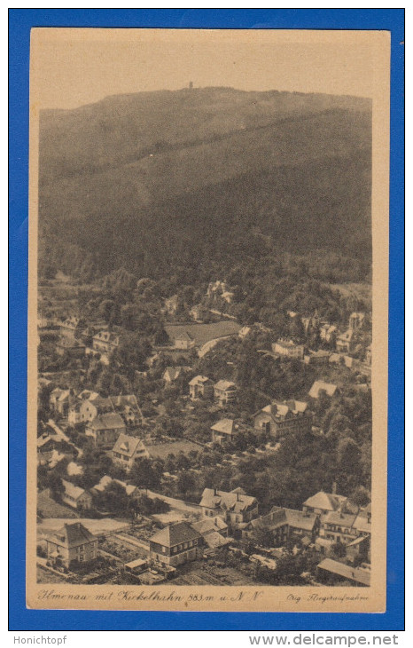 Deutschland; Ilmenau Mit Kickelhahn; Panorama; 1946 - Ilmenau