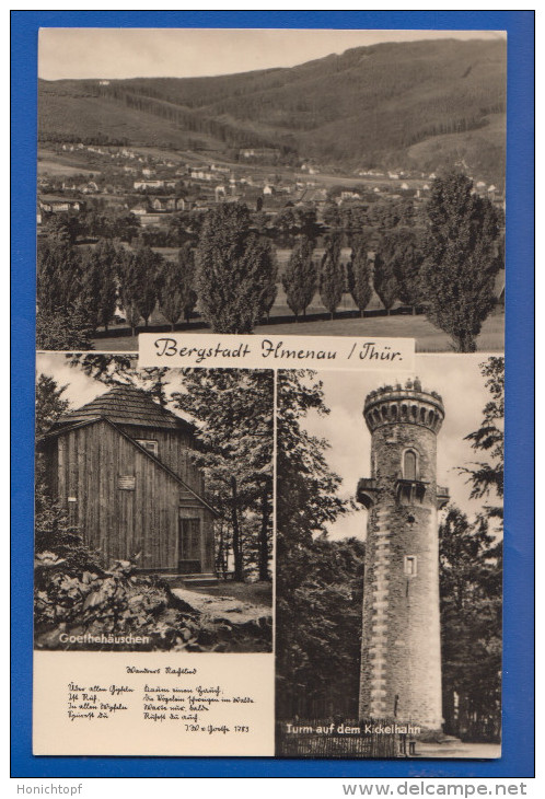 Deutschland; Ilmenau; Bergstadt; Mehrbildkarte - Ilmenau