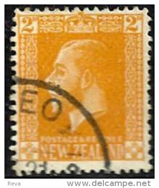 NEW ZEALAND ORANGE KEVII FACE OUT OF SET ? 2 PENCE USEDNH 1900's SG? READ DESCRIPTION !! - Oblitérés