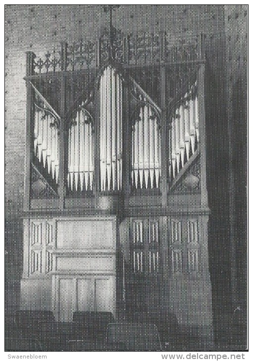 NL.- Nunspeet. Hervormde Sionskerk Kerk. Orgel. 2 Scans - Nunspeet