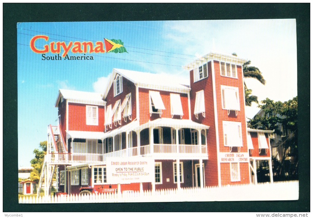 GUYANA  -  Cheddi Jagan Research Centre  Georgetown  Used Postcard As Scans - Other & Unclassified