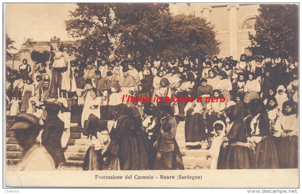 Nuoro Processione Del Carmelo Costumi Molto Bella - Nuoro