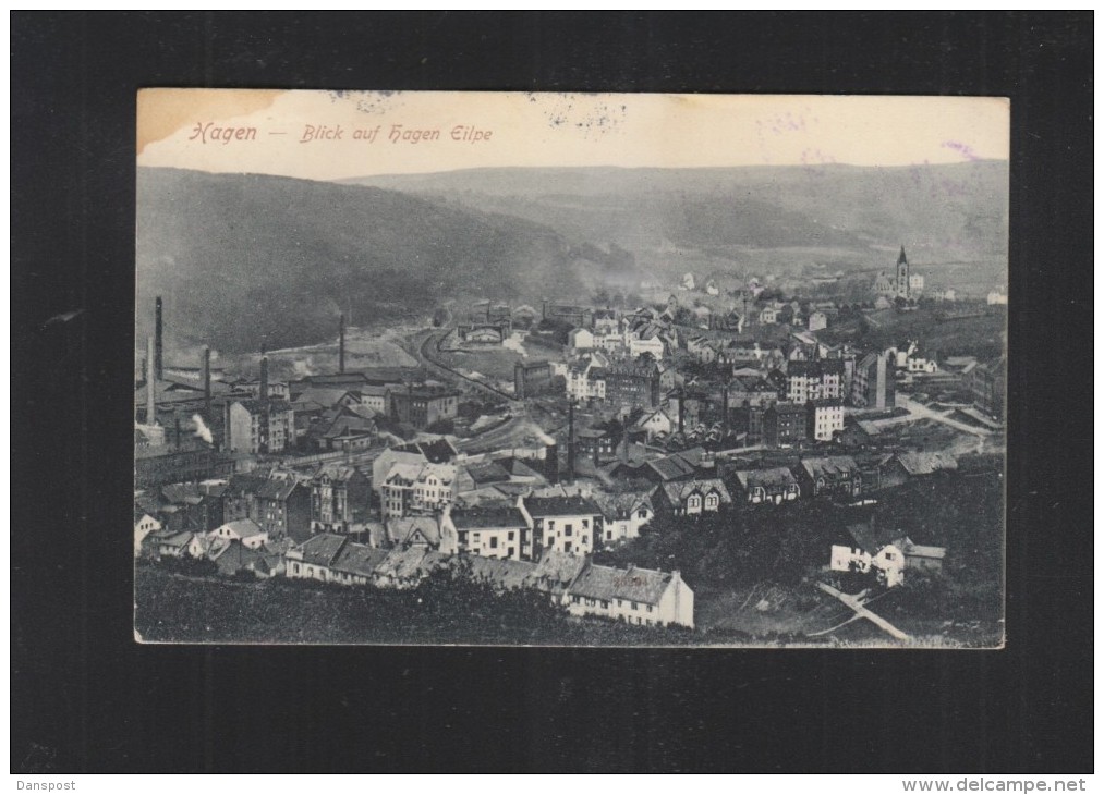 AK Hagen Blick Auf Hagen Eilpe 1910 - Hagen