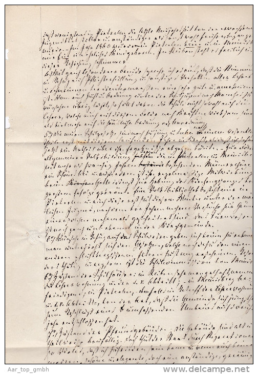 Heimat BE PIETERLEN Langstempel 1861-01-24 Amtlich Brief Nach Buron - ...-1845 Prephilately