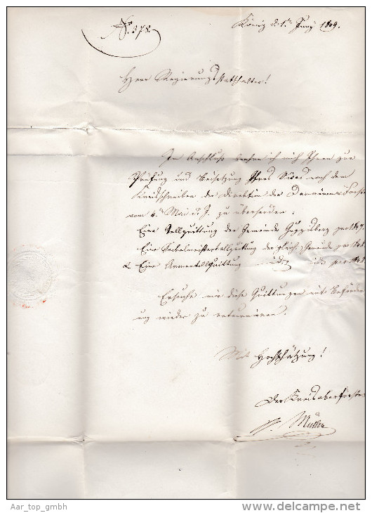 Heimat BE KÖNIZ Schriftstempel 1849-01-02 Auf Vorphila Brief Nach Schwarzenburg - ...-1845 Prephilately