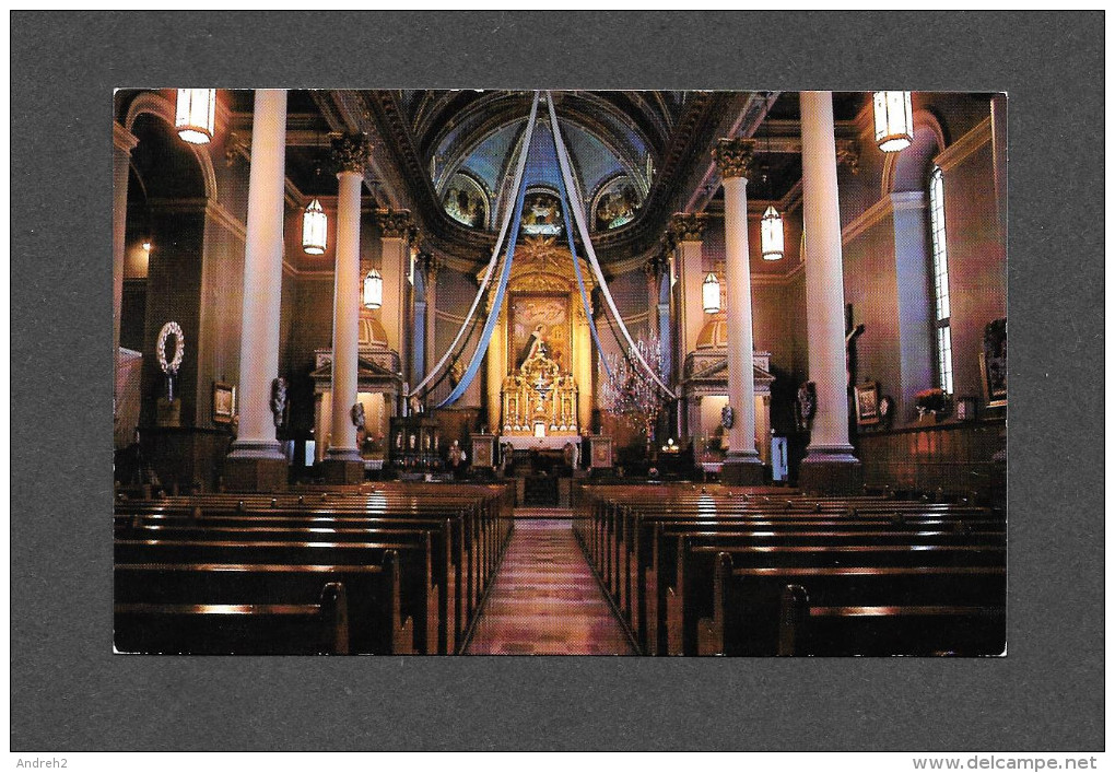 ILE AUX COUDRES - INTÉRIEUR DE L´ ÉGLISE DE SAINT LOUIS - PHOTO JACQUES PELCHAT - Autres & Non Classés