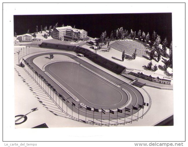 Cartolina/postcard Misurina - Plastico Anelo Olimpico Pattinaggio Di Velocità. 1959 - Jeux Olympiques