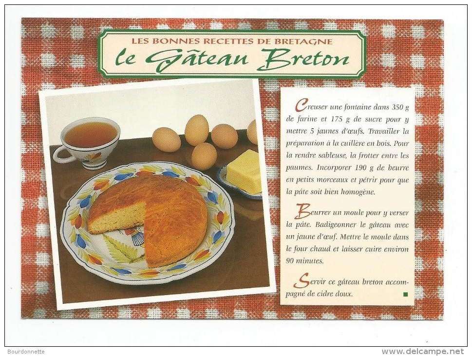 LE GATEAU BRETON-RECETTE DE BRETAGNE- - Recipes (cooking)