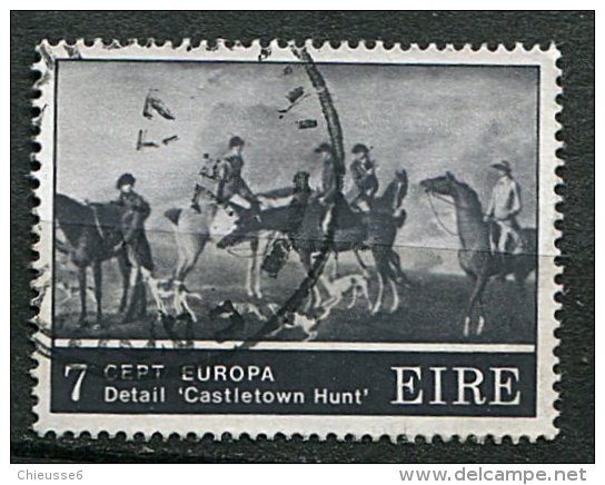 (cl 20 - P46) Irlande Ob. (ref. Michel Au Dos) N° 317 - Europa.1975  Tableau De R. Healy (chasse De Castletown - - Neufs