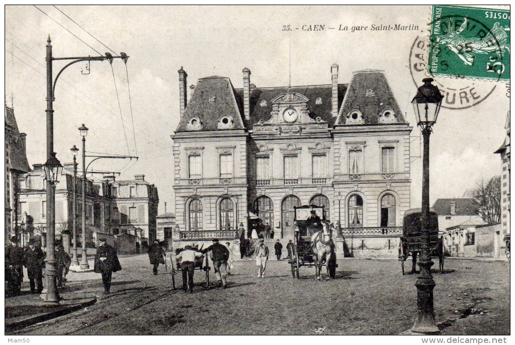 CAEN LA GARE SAINT MARTIN DEPT 14 CALVADOS - Caen