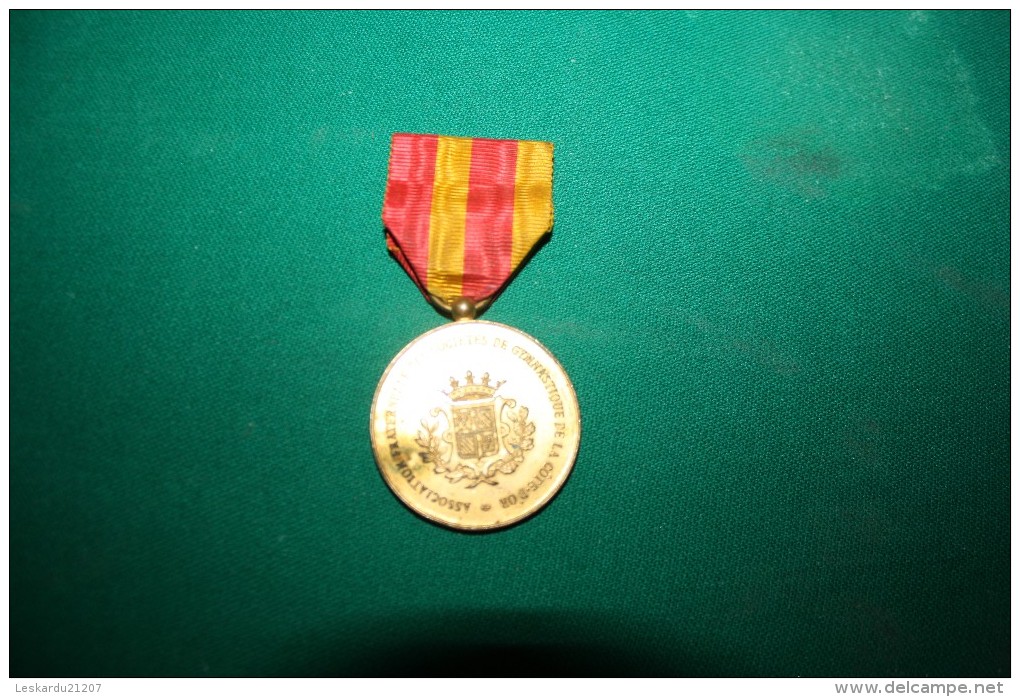 MEDAILLE DE LA SOCIETE DE GYMNASTIQUE DE LA COTE D'OR - 1907 - JACOTOT - Gymnastiek