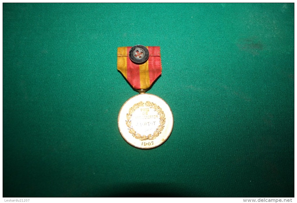 MEDAILLE DE LA SOCIETE DE GYMNASTIQUE DE LA COTE D'OR - 1907 - JACOTOT - Gymnastique