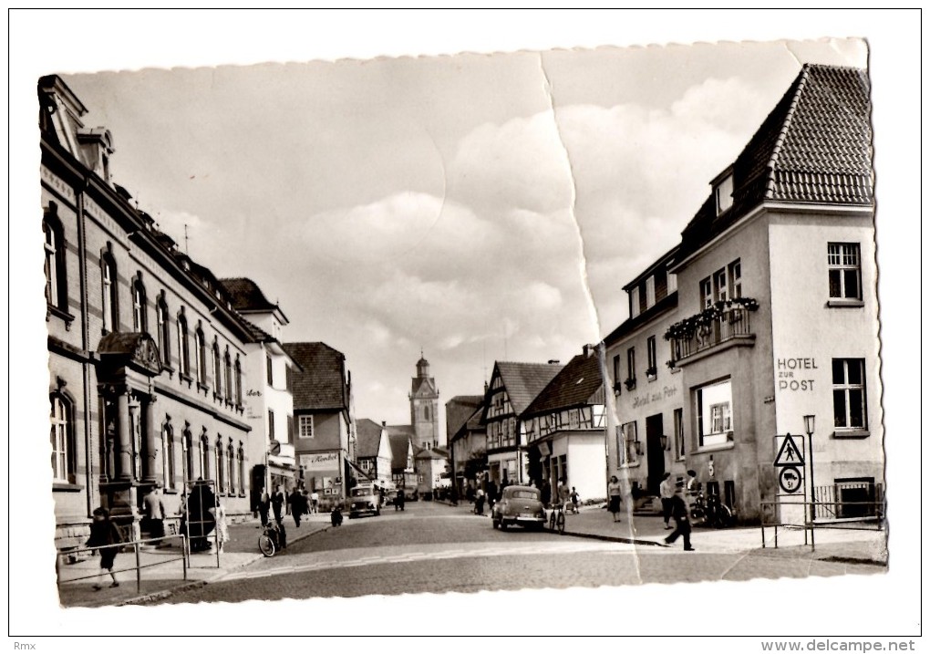 KORBACH  WALDECK  Prof Bier Strate   Carte écrite Timbrée - Korbach