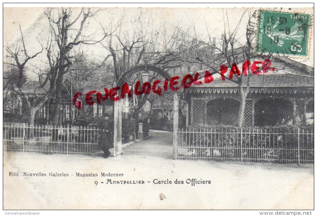 34 - MONTPELLIER - CERCLE DES OFFICIERS - Montpellier