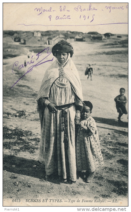 ETHNIQUES ET CULTURES - AFRIQUE DU NORD - ALGERIE - SCENES ET TYPES - Type De Femme Kabyle - Africa