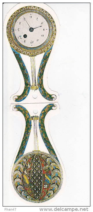 Montre De Gousset Style "Lyre", Signée MOILLIET, époque Directoire, Pub. Médicale Des Labo Pharmaceutiques BYLA - Publicités