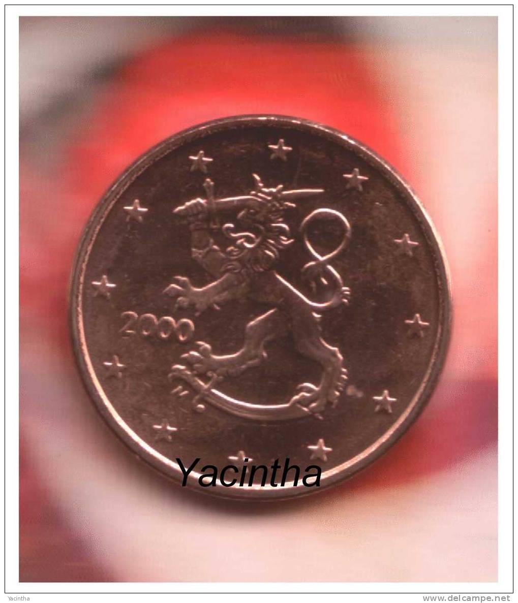 @Y@ Finland  1 - 2 - 5 Cent  2000  Unc - Finnland