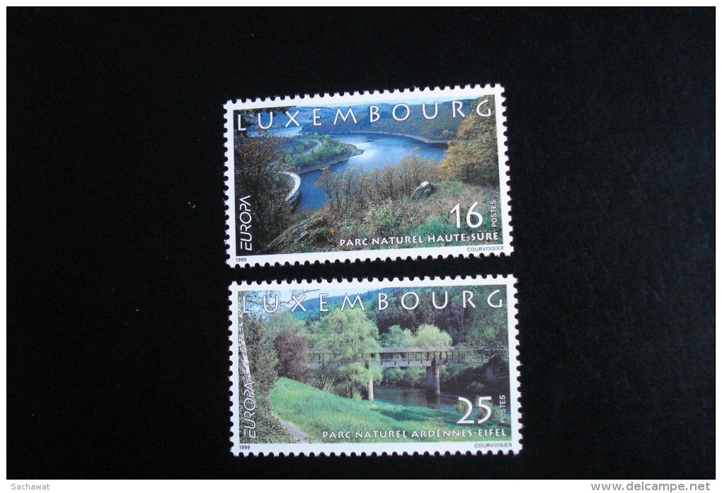 Luxembourg - Année 1999 - Europa "Parcs Nationaux" - Y.T. 1422/1423 - Neufs (**) Mint (MNH) Postfrisch (**) - Nuevos