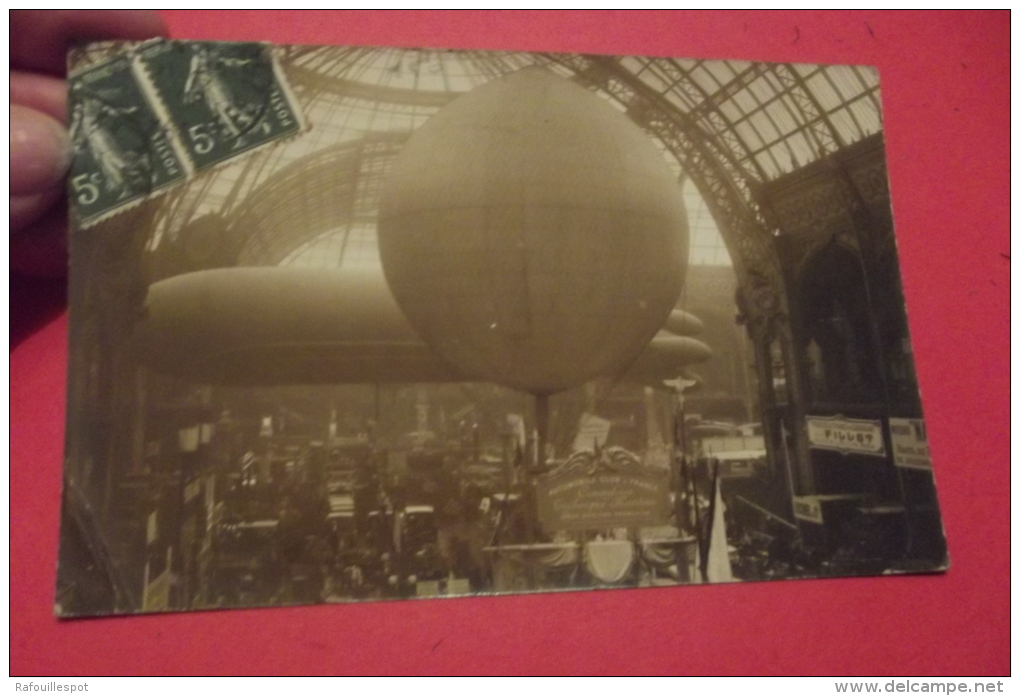 C Photo Paris Vue Interieure Du Grand Palais A Son Exposition Ballon - Fesselballons