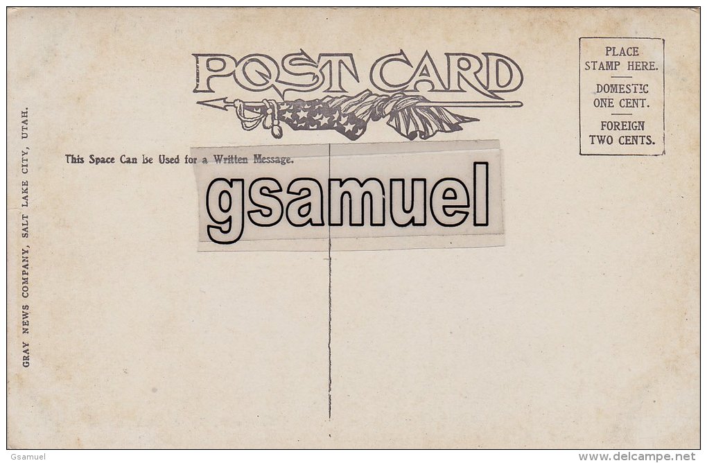 Amérique &gt; Etats-Unis &gt; UT - Utah &gt; Salt Lake City - Exterior, Union Depot,Ogden,Utah - (voir Scan). - Salt Lake City