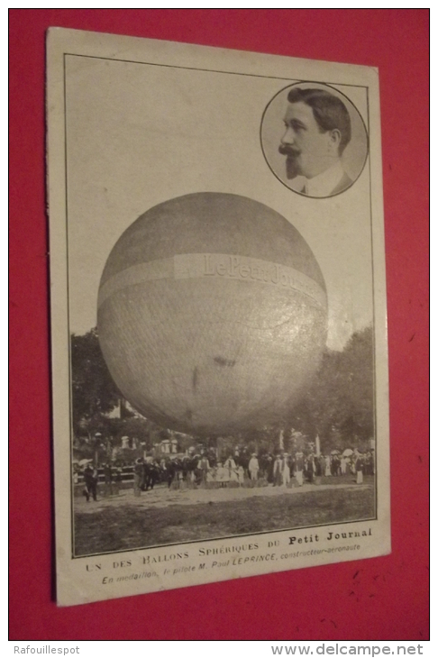 C P  Un Des Ballons Spheriques Du Petit Journal - Globos