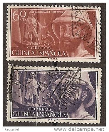 Guinea U 342/43 (o) Iradier - Guinea Española