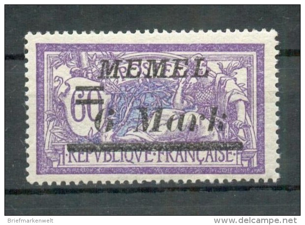 Memel 92II ABART**POSTFRISCH BPP (70711 - Klaipeda 1923